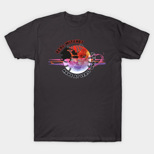 Real Witches Cat Club T-Shirt by MisconceivedFantasy